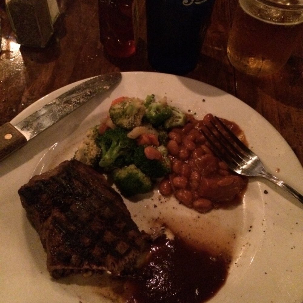 Rustler's Rooste - Rustler Cut steak, veggies, and beans. - Steakhouses Near Me - Phoenix, Arizona
