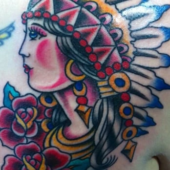 Alameda Tattoo - Reed did my Indian lady for my birthday in December. I'm still in love with her 7 months later.:) - Tattoo Near Me - Alameda, California Alameda Tattoo - Reed did my Indian lady for my birthday in December. I'm still in love with her 7 months later.:) - Tattoo Near Me - Alameda, California