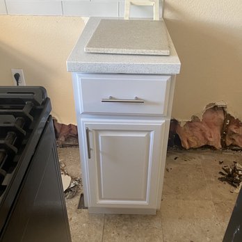 OFK Plumbing - Before photo, damage done by water leak - Plumbing Near Me