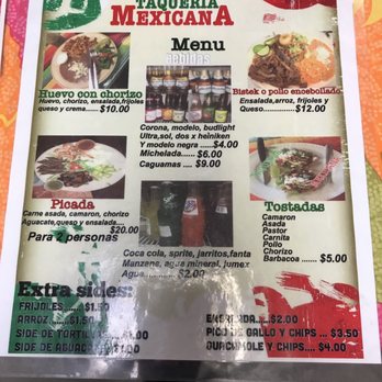 Taqueria Mexicana - Menu Pg2 - Mexican Near Me - Naples, Florida Taqueria Mexicana - Menu Pg2 - Mexican Near Me - Naples, Florida