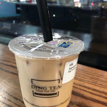 Ding Tea Reno - Small signature milk tea w/ egg pudding. - Bubble Tea Near Me - Reno, Nevada Ding Tea Reno - Small signature milk tea w/ egg pudding. - Bubble Tea Near Me - Reno, Nevada