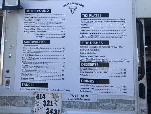 Menu photo 4 Texas Steele BBQ Columbus, OH