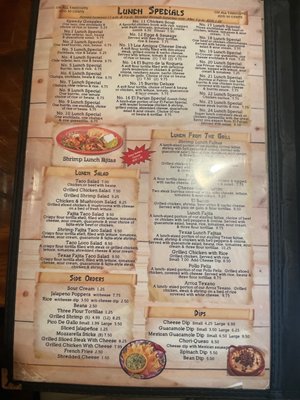Menu photo 1 Casa Rica Hartwell, GA