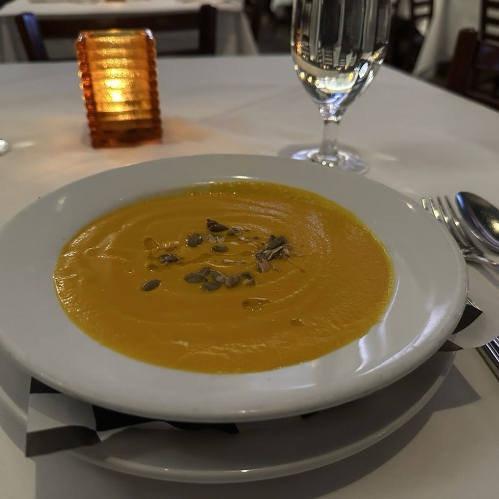 West Bank Cafe - Carrot and ginger soup - New American Near Me - New York, New York