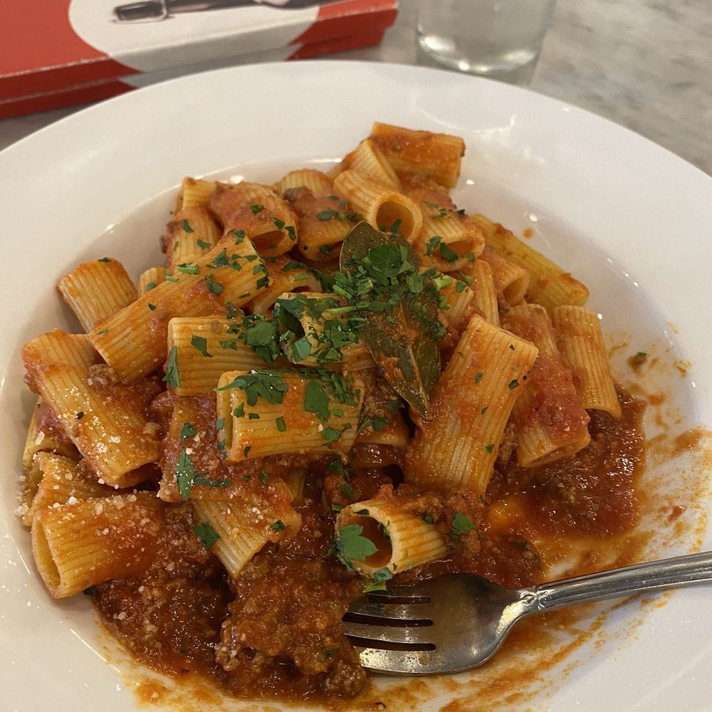 Nella Pizza e Pasta - Rigatoni Ragu - Pizza Near Me - Chicago, Illinois Nella Pizza e Pasta - Rigatoni Ragu - Pizza Near Me - Chicago, Illinois