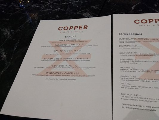 Menu photo 4 Copper Spirits & Sights Ottawa, ON Menu photo 4 Copper Spirits & Sights Ottawa, ON