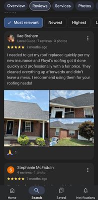 Floyd's Roofing of the Carolinas