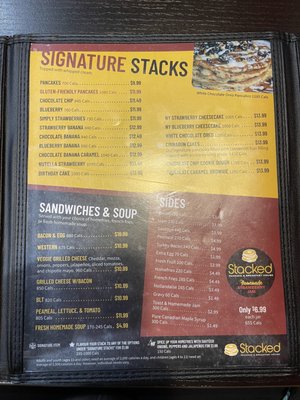 Menu photo 7 Stacked Pancake & Breakfast House Niagara Falls, ON