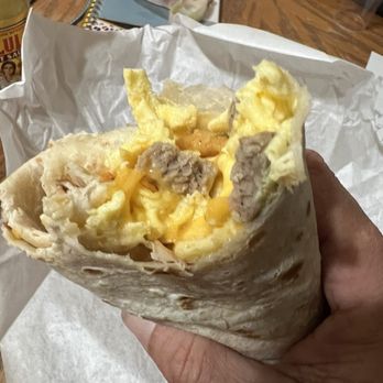 Rosa Marias - Sausage breakfast burrito - Mexican Near Me - Hesperia, California