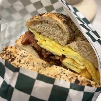 Leon’s Bagels - Bacon Egg & Cheese Sandwich 10/10 - Bagels Near Me - New York, New York