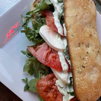 Ada's Kitchen - Caprese sandwich $15 looks fresh, pretty boring. Description was fabulous hence why I ordered it. - Pizza Near Me - Rockland, Maine