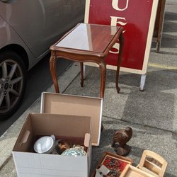 Curio City Antiques - Hole in the wall Antique  and estate store.  Look for the red sign.