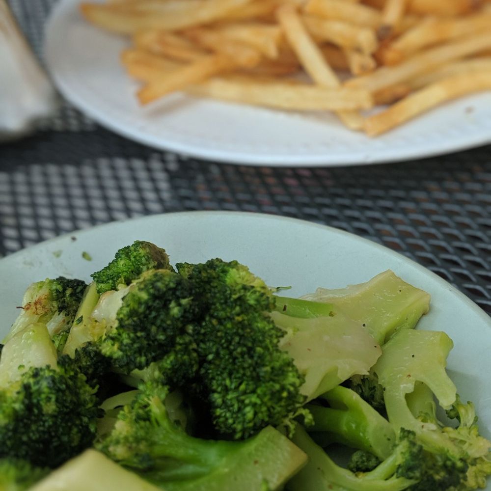 Cafe Paris - Broccoli, french fries - Creperies Near Me - Metuchen, New Jersey