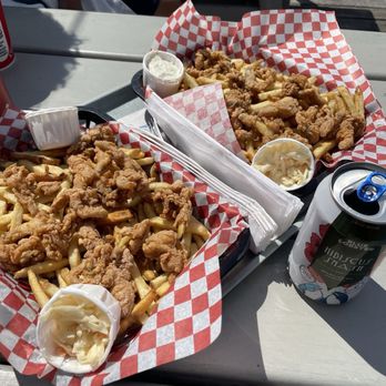 The South Shore Fish Shack - Fried whole-bellied clams, babyyyy - Seafood Near Me - Lunenburg, Nova Scotia The South Shore Fish Shack - Fried whole-bellied clams, babyyyy - Seafood Near Me - Lunenburg, Nova Scotia