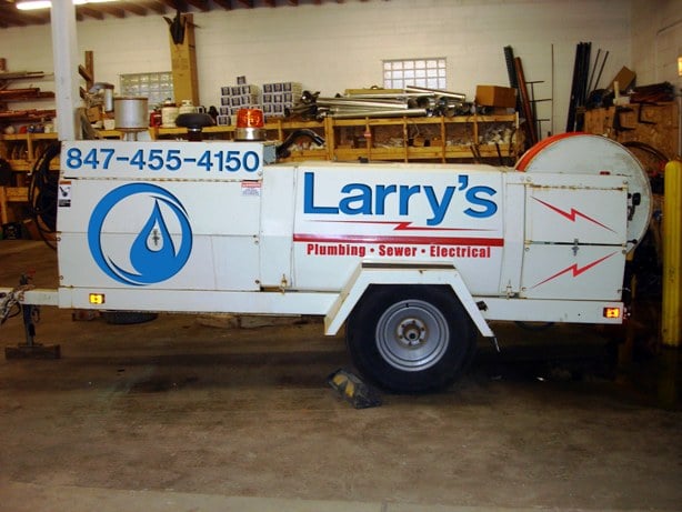 Slide of Larry's Plumbing