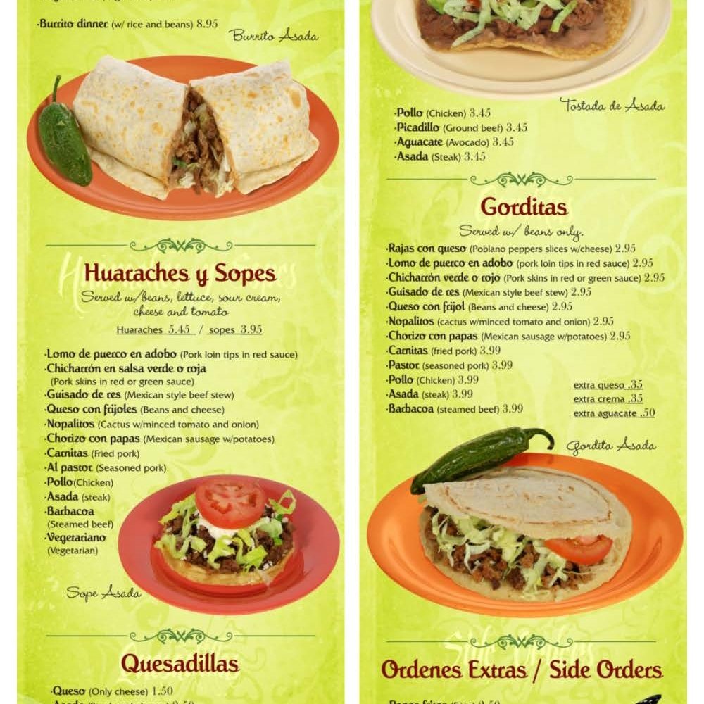 El Tarasco - New Menu Page 3 - Mexican Near Me - Chicago, Illinois El Tarasco - New Menu Page 3 - Mexican Near Me - Chicago, Illinois