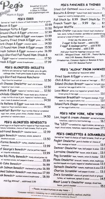 Menu photo 7 Peg's Glorified Ham n Eggs Henderson, NV Menu photo 7 Peg's Glorified Ham n Eggs Henderson, NV