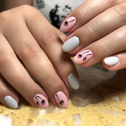 NY Nails - Gel manicure. Painted by hand