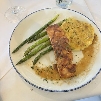 Landry's Seafood House - Bbq mesquite salmon with potato croquette - Seafood Near Me - Corpus Christi, Texas Landry's Seafood House - Bbq mesquite salmon with potato croquette - Seafood Near Me - Corpus Christi, Texas