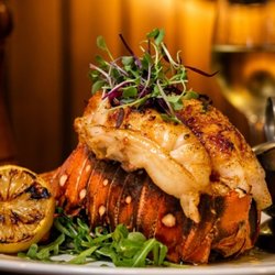 Grilled lobster tail