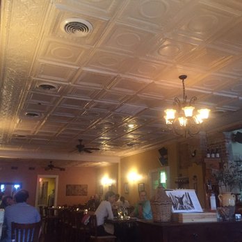 Enoteca Sogno - Check out the ornate ceiling! - Italian Near Me - Richmond, Virginia
