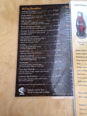 Menu photo 2 Madisons Broadbeach, QLD