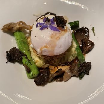 Partage - Poached egg, Kataifi, truffle - French Near Me - Las Vegas, Nevada