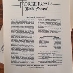 Forge Road Bible Chapel
