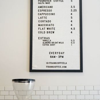 Frank Coffee - Coffee & Tea Near Me - Los Angeles, California Frank Coffee - Coffee & Tea Near Me - Los Angeles, California