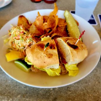 Louie's Backyard - Fish Sandwich - New American Near Me - Key West, Florida