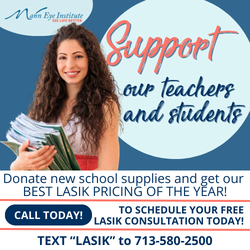 Mann Eye Institute - Join our Back-to-School supply drive this August! Call to schedule your free LASIK screening or bring your donation by any location.