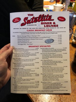 Menu photo 7 The Satellite Diner Spokane, WA Menu photo 7 The Satellite Diner Spokane, WA
