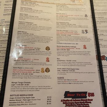 The Berghoff Restaurant - Menu 11/2025 - Bars Near Me - Chicago, Illinois