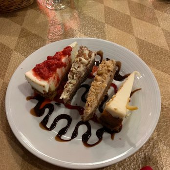 Frugatti's - Cheesecake Sampler - Italian Near Me - Bakersfield, California Frugatti's - Cheesecake Sampler - Italian Near Me - Bakersfield, California