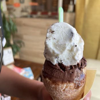 Unique Pastry Factory - Hungarian cone with gelato! - Gelato Near Me - Temecula, California