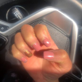 Million Nail Spa - Short, square tips, acrylic and gel. Extra simple "nail art." - Nail Salons Near Me - Poughkeepsie, New York