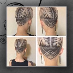 Hailey Holland Hair Salon - Also, I do have the napecut shaved, and would love to find someone who can do a design like this, with my braids.