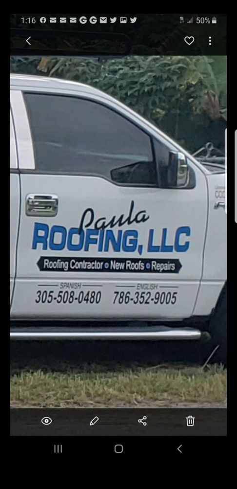 Slide of Paula Roofing