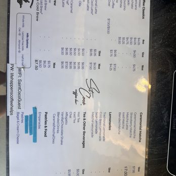 Saint Coco Coffee Bar - Menu - Coffee & Tea Near Me - San Diego, California Saint Coco Coffee Bar - Menu - Coffee & Tea Near Me - San Diego, California