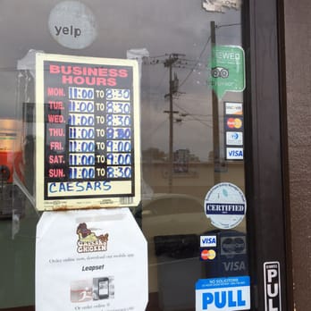 Caesar's Chicken - Hours and they take all credit cards almost - Fast Food Near Me - Hayward, California Caesar's Chicken - Hours and they take all credit cards almost - Fast Food Near Me - Hayward, California