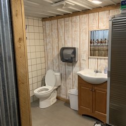The Hitching Post - Unisex Bath House aka restroom with shower.