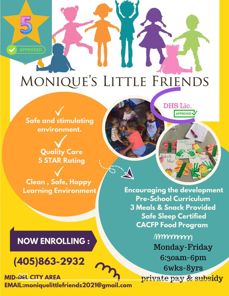 Monique’s Little Friends - childcare center in Oklahoma City, OK