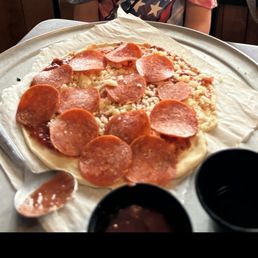 Kids pizza kit before Kids pizza kit before