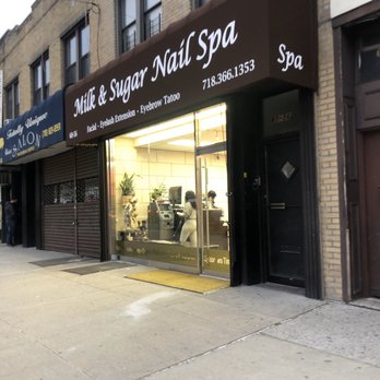 Milk & Sugar Nail Spa - Entrance - Nail Salons Near Me - Maspeth, New York Milk & Sugar Nail Spa - Entrance - Nail Salons Near Me - Maspeth, New York