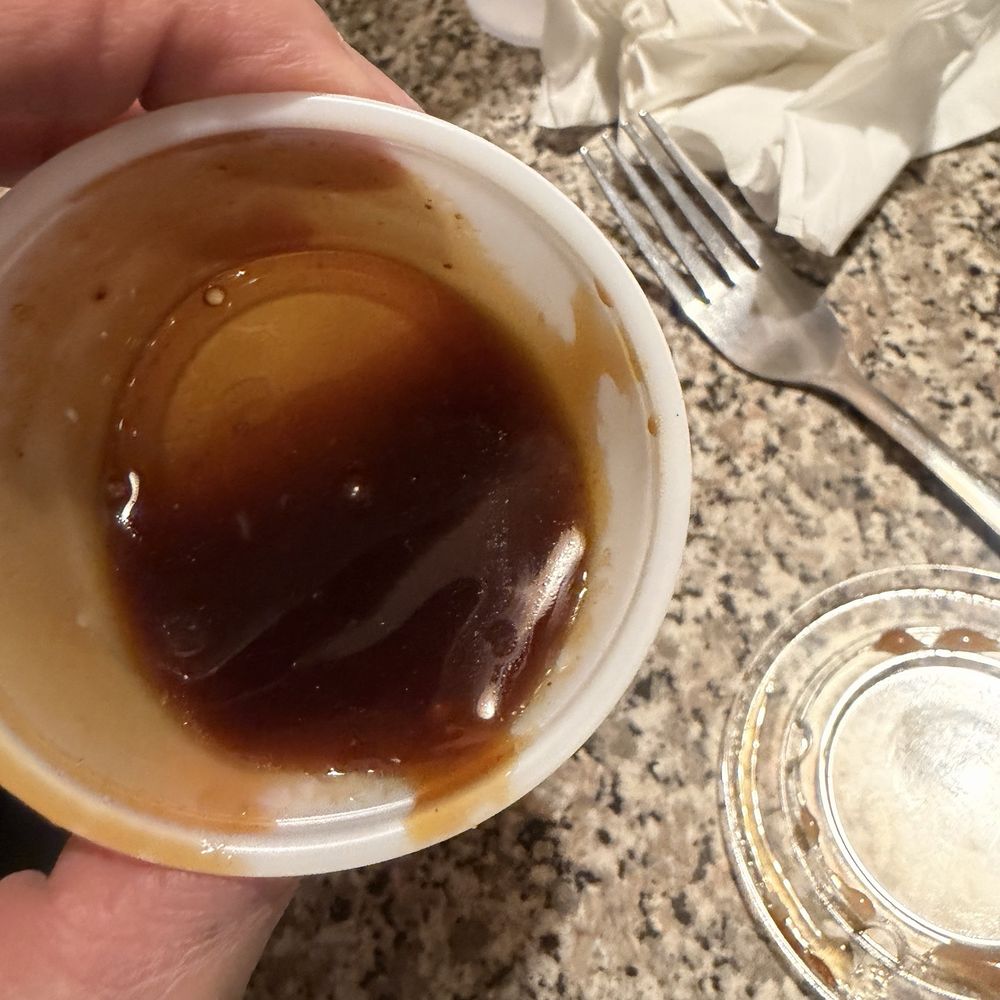 Kyoto At Virginia - Supposed to be teriyaki sauce, but it was grainy and tasted like flour, sugar and soy sauce - Japanese Near Me - Galax, Virginia