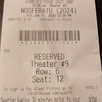 Alamo Drafthouse Cinema South Lamar - Movie Ticket - Cinema Near Me - Austin, Texas