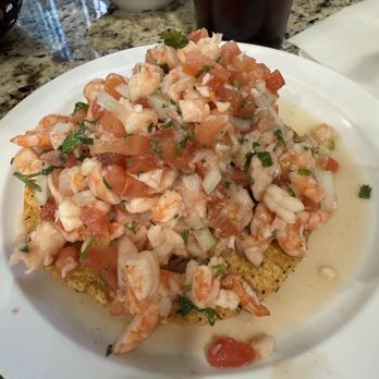 Mariscos Martin - Shrimp Ceviche (Tostada de Camaron) - Mexican Near Me - La Puente, California