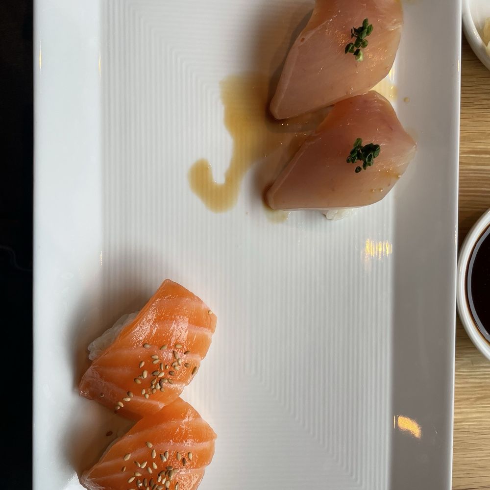 SUGARFISH | Pasadena - Salmon Sushi (2-Pc)  Japanese Yellowtail* Sushi (2-Pc) - Japanese Near Me - Pasadena, California