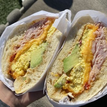 Big Front Door - Basic egg & cheese sandwich with ham and avocado - Delis Near Me - San Diego, California