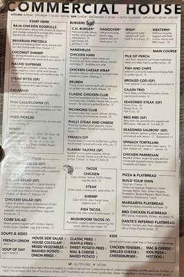 Menu photo 5 Commercial House Richmond, MI Menu photo 5 Commercial House Richmond, MI